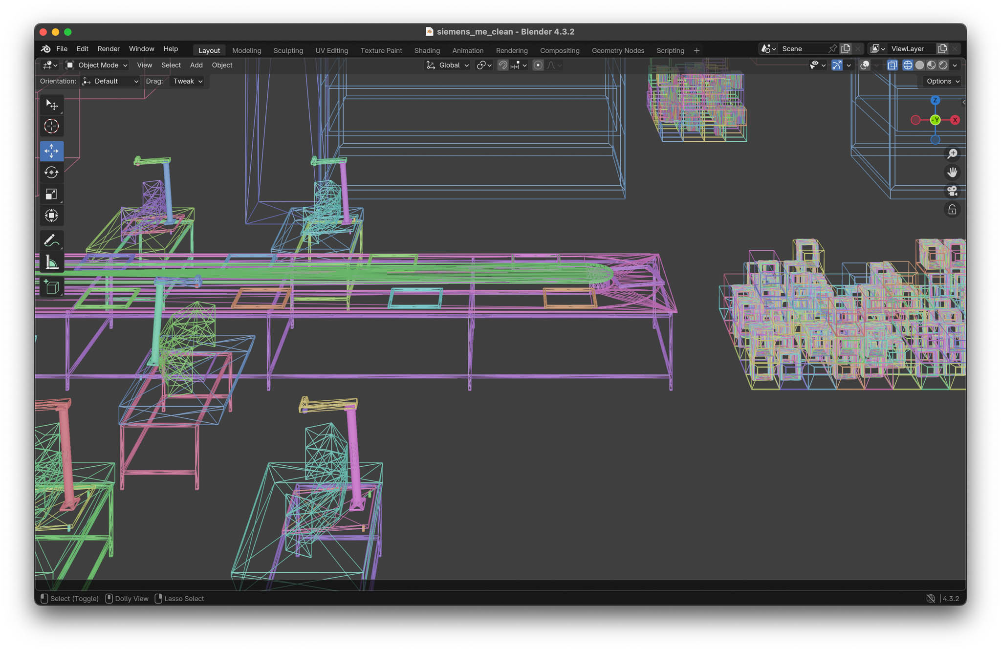 Siemens Wireframe model